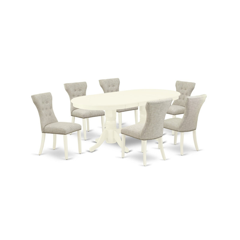 Ensemble de table de salle à manger 7 pièces 7 pièces Modernes, 7 pièces : 1 table, 6 chaises