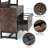 2 Drawer Vertical File Cabinet with Lock and Bookshelf-109708675