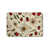 Motif floral rouge