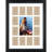 Gallery Black Matte Picture Frame with Mat