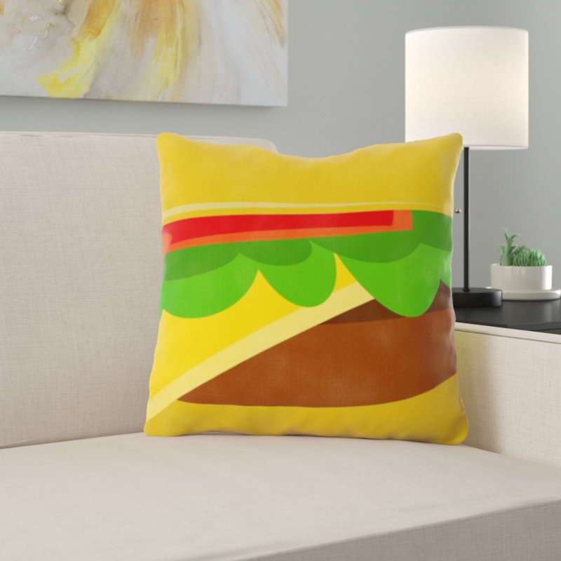 Microsuede Throw Pillow