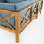 Ensemble de causeuse et table basse d'extérieur en bois d'acacia Seana-69842591-69842593-101249909