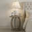 19.69" Round Wood Nightstand, Farmhouse Bedside Table For Bedroom-123245237