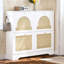 Armoire à chaussures Mid-Century Rattan-978526824