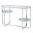 Arlander 42'' Glass Top Console Table