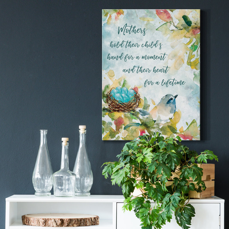 Mother's Nest I - Reproduction d'art sur toile tendue, H 27 po x l 18 po x P 1 po