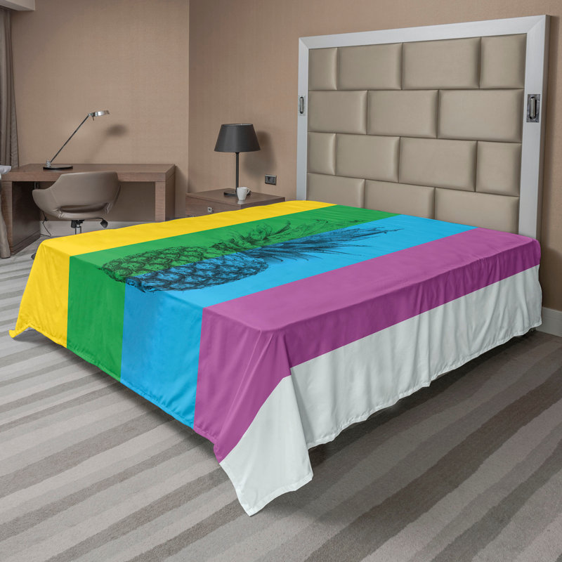 Drap plat Ambesonne, Drap plat pour très grand lit californien