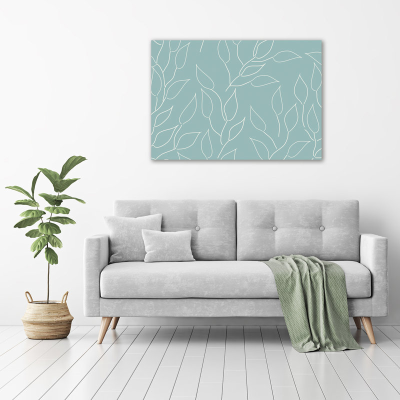 Leaves Pattern - Unframed Art Prints on Glass