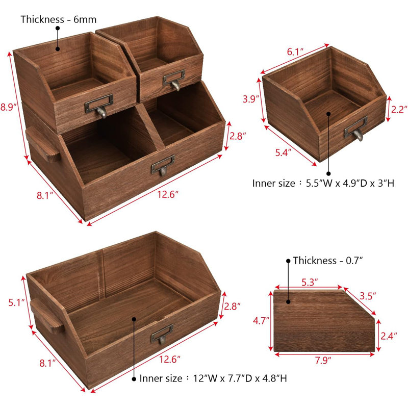 Millwood Pines Decorative Bin