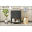 Meuble-lavabo de rangement rétro avec lavabo en céramique et tablette ouverte 24 po Retro Design-129488768