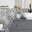 Classico Bardiglio Daisy 7" x 8" Porcelain Patterned Wall & Floor Tile
