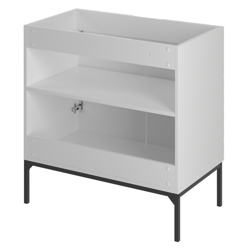 Rigdel Washbasin Cabinet 80, White/Black