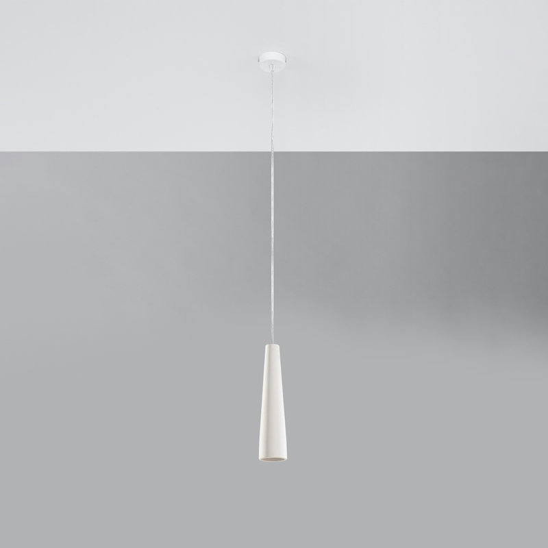 1 - Light Cylinder Pendant, White