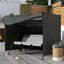 Housse pour patio 3 places, 81 po x 49 po x 65 po, gris foncé
