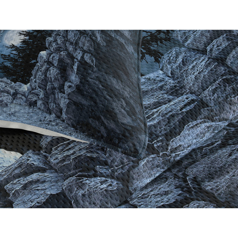 Rustic Polyester Coverlet