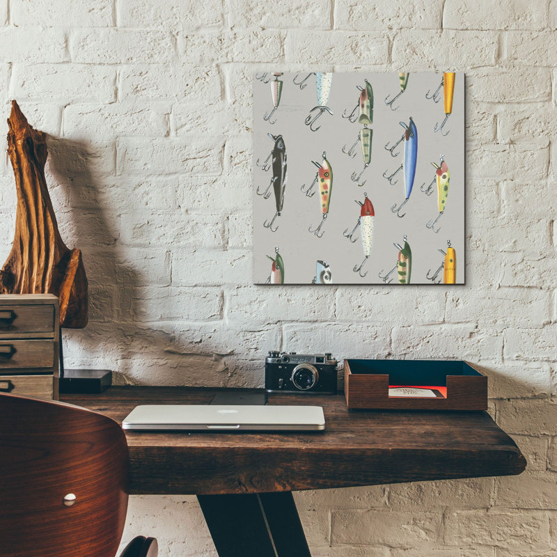 «Fresh Catch Pattern Iva» par James Wiens, art mural en verre acrylique, H 12 po x l 12 po x P 0,13 po