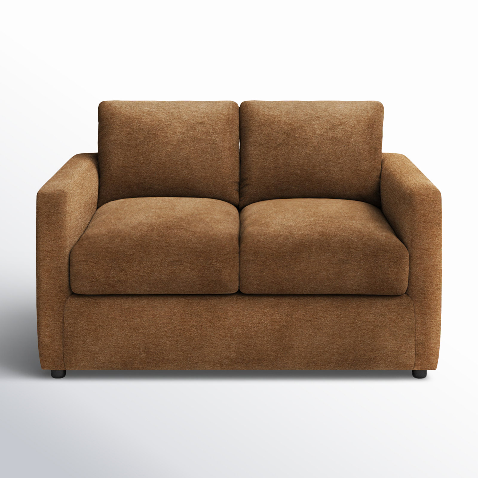 Godwin 53'' Upholstered Sofa, Nave Bark Performance Distressed Velvet