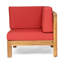 Ensemble de canapés modulaires d'extérieur BRAVA X-Back 3 places, rouge-124509658-124509656