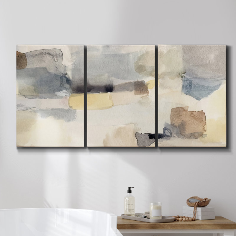 Path to Happiness - Multi Piece Framed Canvas, H 60 po x l 120 po x P 2 po