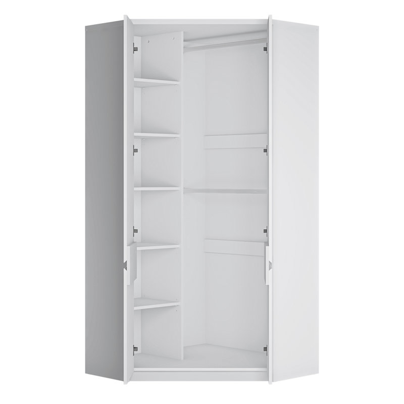 Hosia Manufactured Wood Wardrobe,  Alpine White