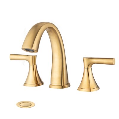 DORNBERG Widespread 2-handle Bathroom Faucet with Drain Assembly ...