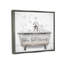 «Relax Soak Unwind Bathaign Bubbles», art mural sur toile flottante gris par Lori Deiter-616060870-616060875