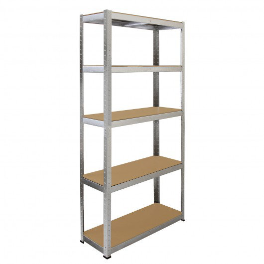 90 cm W Steel Adjustable Height Shelving Unit Storage Rack