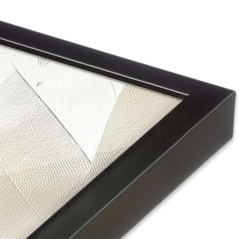 Impression Soft Momentum II, Reproduction encadrée sans passe-partout, H 17,25 po x l 13,25 po x P 1,25 po, Zinc patiné