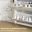 12 Pair Flip Down Shoe Storage