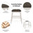 Damarrea 7 - Piece 60" Kitchen Island Set-99357699