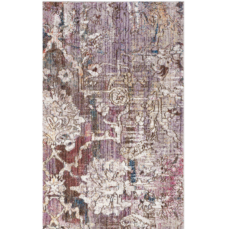 Gardner Performance Floral Rug, Rectangle 6' x 9'