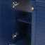 Meuble-lavabo bleu 36 po avec lavabo en céramique 36 po avec tiroirs à fermeture en douceur, structure en bois massif, rangement multi-organisateur-1614039873