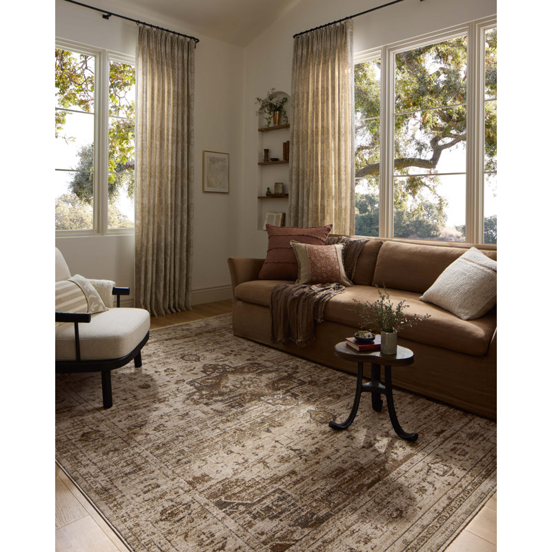 Tapis naturel / écorce Loloi Haywood, Rectangle 7 pi 10 po x 10 pi
