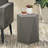 Lightweight Concrete Side Table, Modern Pentagon Design, 16.16"W X 16.16"D 18.19"H, No Assembly, Gray Dolomite Shape, 16"X16"X18", Assembly Required,