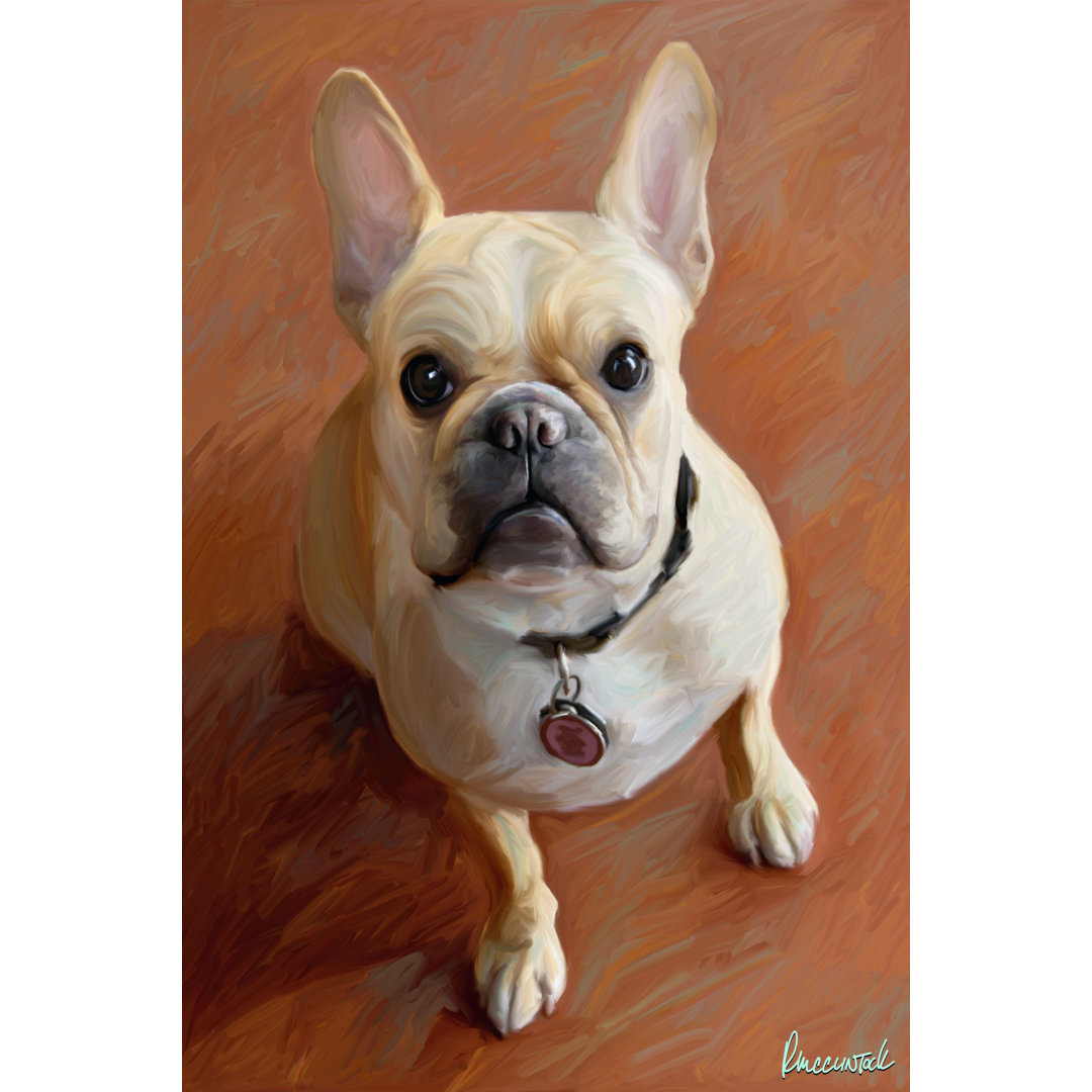 Leinwandbild Sophie French Bulldog von Robert McClintock