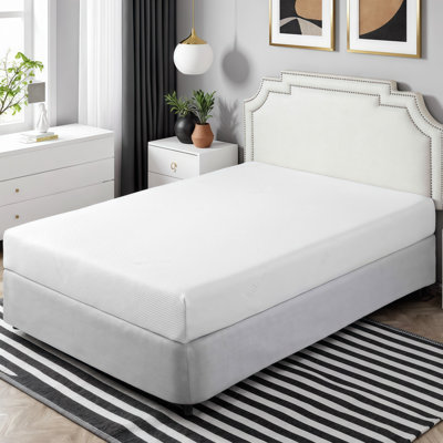 Matelas en mousse viscoélastique gélifiée 8 pouces dans une boîte - Soulagement de la pression de refroidissement et soutien de l'isolation des mouvements