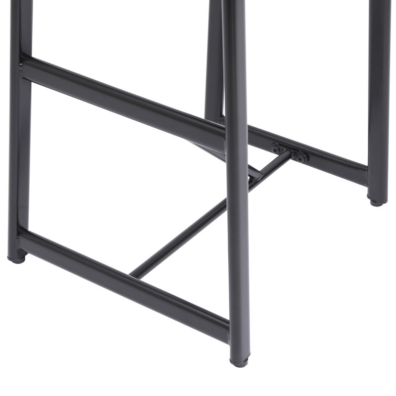 Metal Counter Of 3, Construction, 220Lbs Capacity, White 3 With, 27" For Dining, White