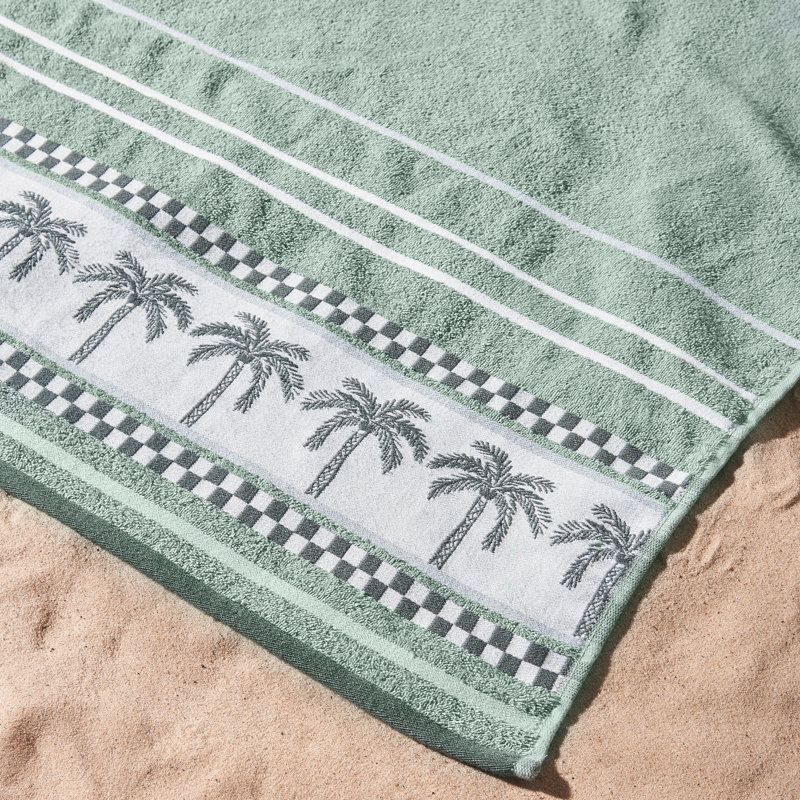 Palm Trees Cotton Extra Large Beach Towel