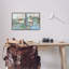 «Marina Ships Reflection Single Frame» par Melissa Wang, 2 pièces sur toile-835366122-835158698
