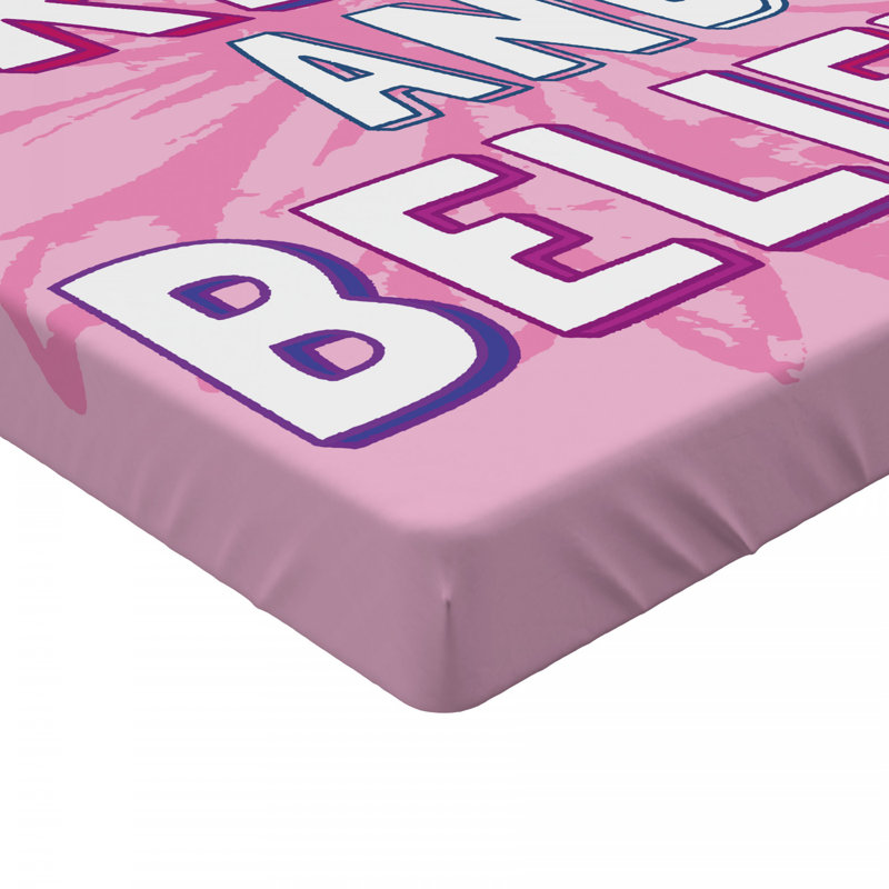 Drap-housse en microfibre Saying, Drap-housse de taille double