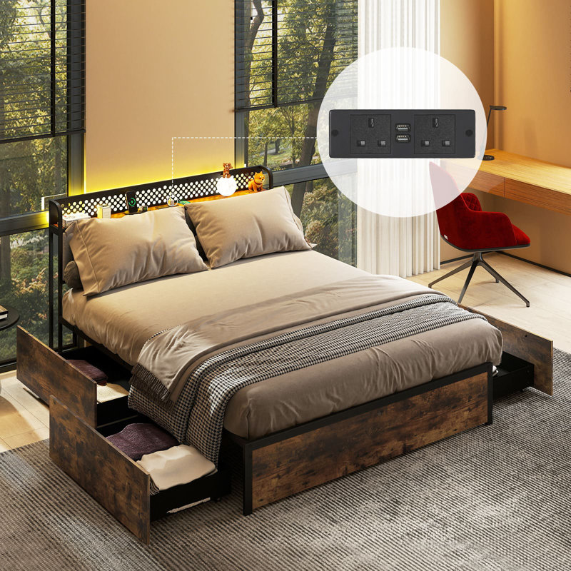 Upholstered Bed, Kingsize (5')