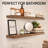 Solid Wood Floating Shelves For Wall - Handcrafted Rustic Black Shelves For Bathroom, Kitchen, Bedroom, Living Room - Includes Hidden Brackets For Easy Installation-249093287
