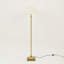 Lampe sur pied violette