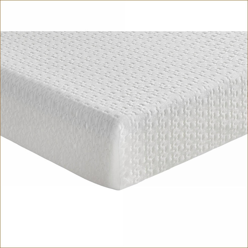 Mattresses, 8-Inch Queen Firm Gel-Infused Memory Foam Mattress in a Box | White | Foam, Queen