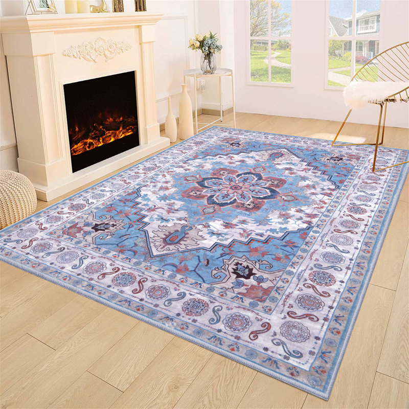 Washable Oriental Indoor Rug