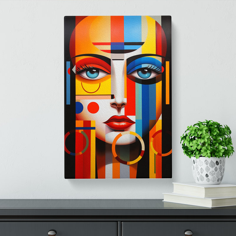 Rainbow Constructivism - No Frame Print, 60cm H x 40cm W x 3cm D