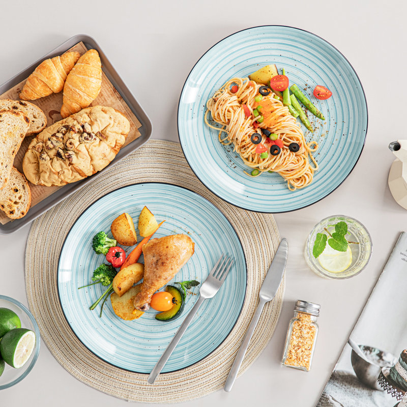 Blue Dinner Plates  , Blue