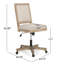 Chaise de bureau pivotante et élévatrice