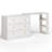 Yokota Extendable Makeup Vanity Desk With 6 Drawers