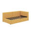 Lit de jour simple tapissier avec 2 tiroirs, support en lattes de bois-453973152